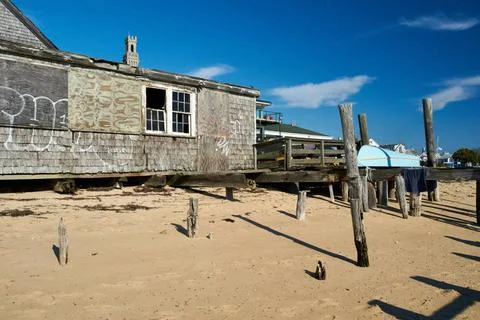 Beach house at Provincetown, Cape Cod, Massachusetts Beach house at Provin... Stock Photos