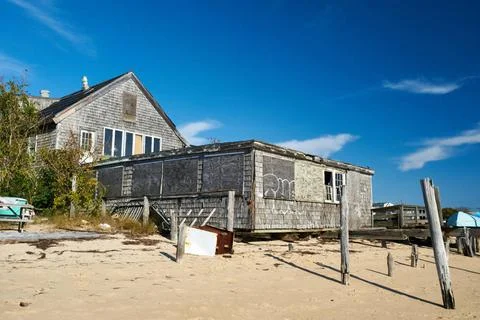Beach house at Provincetown, Cape Cod, Massachusetts Beach house at Provin... Stock Photos