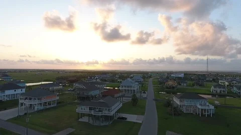 Beach House Sunset 動画素材 93292158