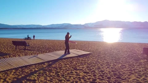 Beach Hula Hoop 02 Stock-Footage 273954352