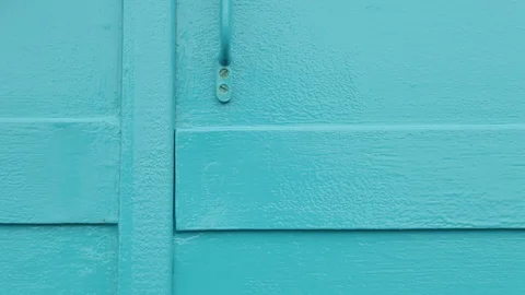 Beach Hut Light Blue Close Up With Handle 動画素材 85353728