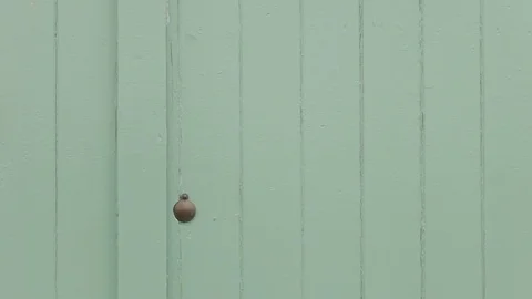 Beach Hut Light Green With Lock 動画素材 85356310