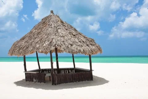 Beach hut Foto stock