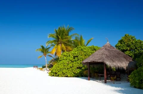 Beach hut Stock Photos