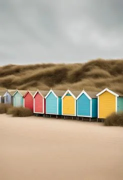 Beach hut Stock Photos