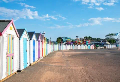 Beach huts Focus Stacking - FFF 4593 Stockfoto's