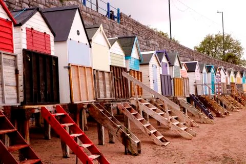 Beach Huts Stock Photos