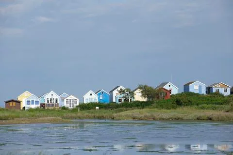 Beach Huts Stock Photos