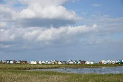 Beach Huts Stock Photos