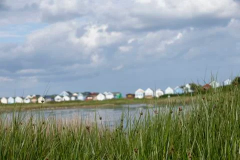 Beach Huts Stock Photos