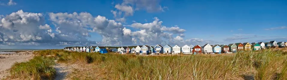 Beach Huts Stock Photos