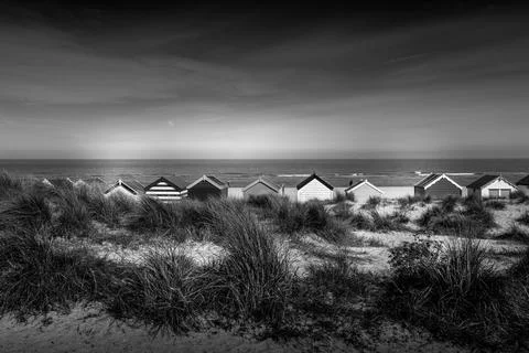 Beach Huts Stock Photos