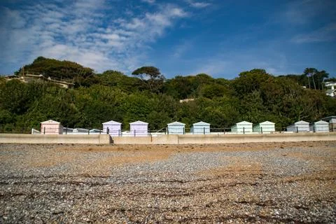 Beach huts Stock-Fotos