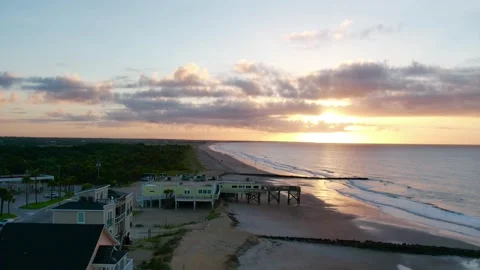 Beach Hyperlapse Sunrise Video stock 157134590