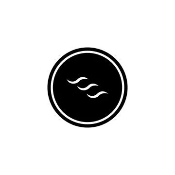 Beach icon vector Stock Illustration