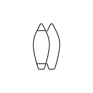 Beach icon vector Stock Illustration