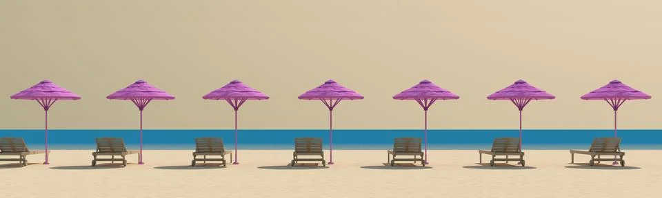 Beach Stock Illustration
