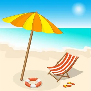 Beach Stock Illustration