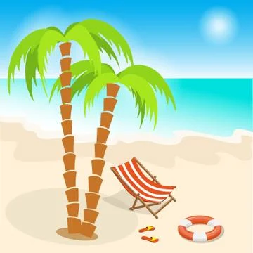 Beach Stock Illustration