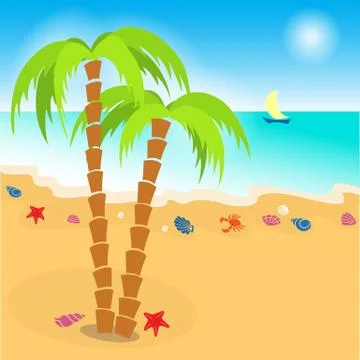 Beach Stock Illustration