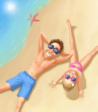 Beach Stock Illustration