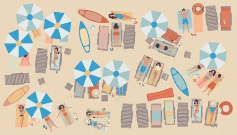 Beach Stock Illustration