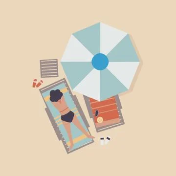 Beach Stock Illustration
