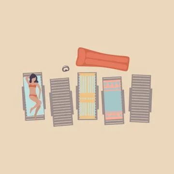 Beach Stock Illustration