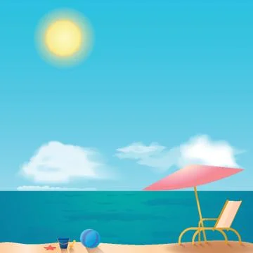 Beach Stock Illustration