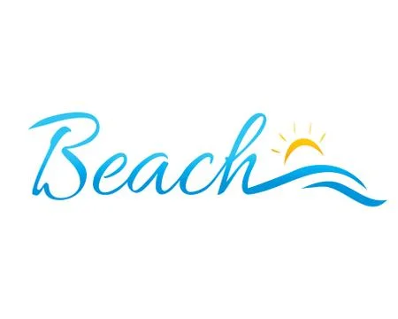 Beach illustration Stock Illustration