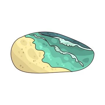 Beach illustration 스톡 일러스트