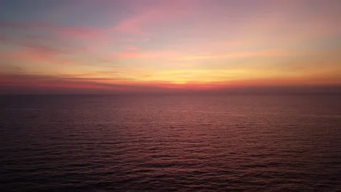 Beach on the island in the evening Stock Footage 138134127
