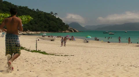 Beach Island Stock Footage 33745440