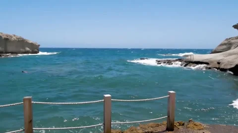 The beach on the island 스톡 동영상 230905567