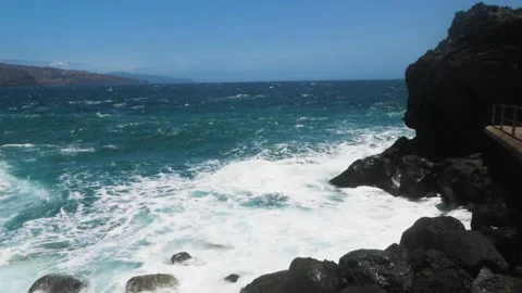 The beach on the island 스톡 동영상 230906438