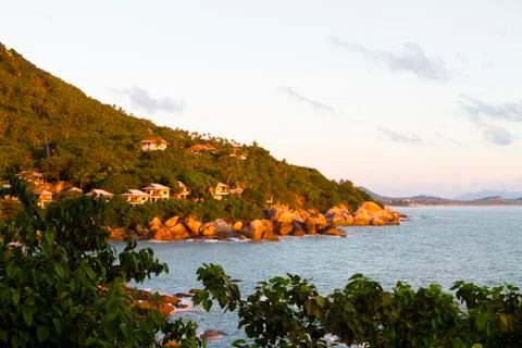 The beach of the island. Stock Photos