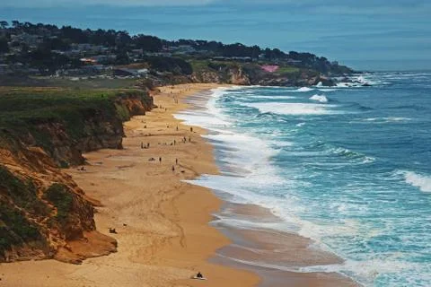 Beach Island view Foto stock