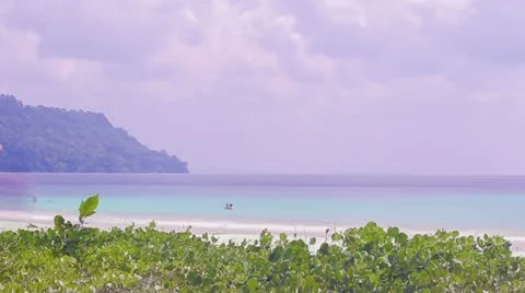 Beach islands. Timelapse. Video stock 21991031