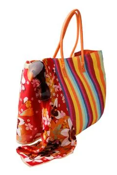 Beach items Stock Photos