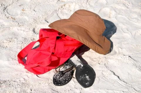 Beach Items Stock Photos