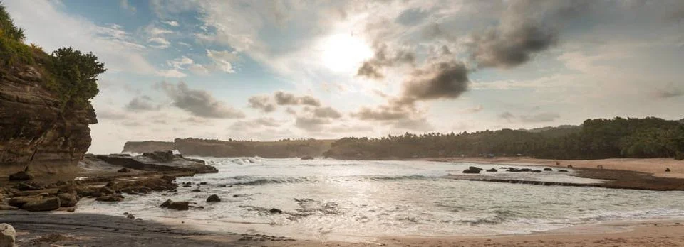 Beach in Java Klayar beach on the Indian ocean, Indonesia Java Copyright: ... Stock-Fotos