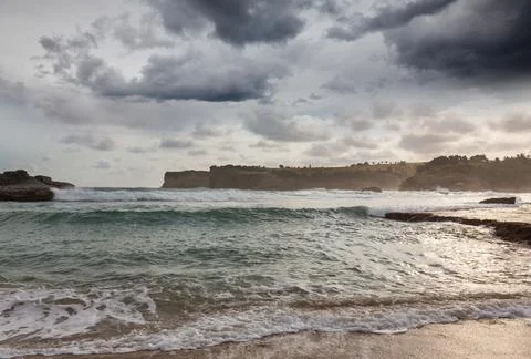 Beach in Java Stock-Fotos