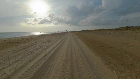 Beach Jeeping Stock-Footage 235828717