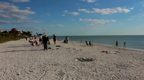 Beach from Key West Stock Footage 21784626