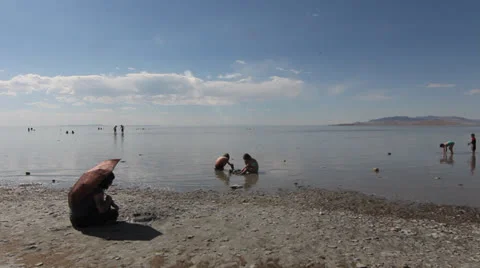 Beach kids Stock Footage 27075552