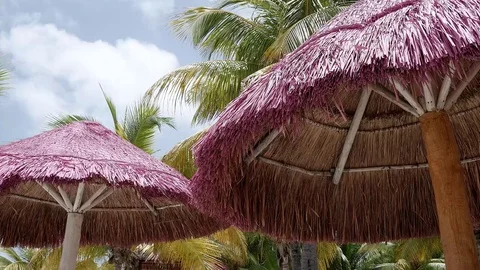 Beach Kiosks Video stock 75386996