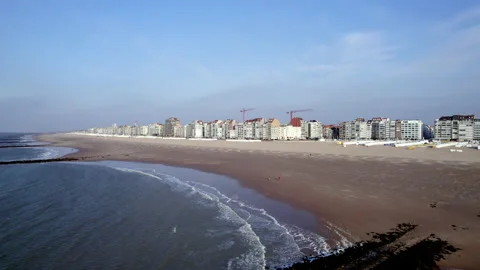 Beach-Knokke-Heist Stock Footage 239614113