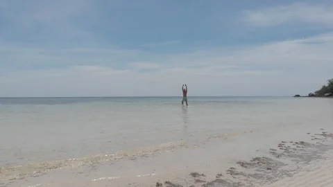 Beach in Koh Phangan Stock Footage 260430773