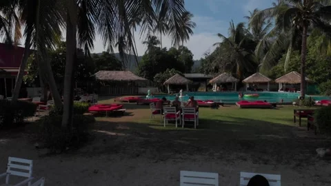 Beach in Koh Phangan Stock Footage 260431800