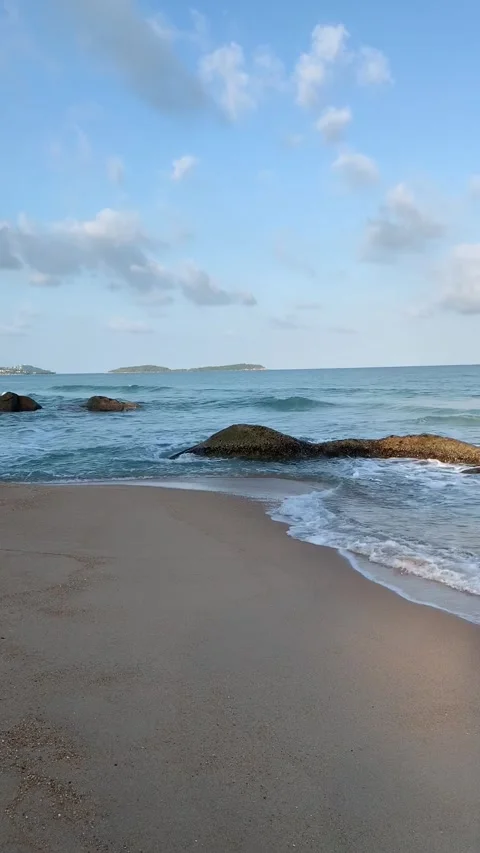 Beach in Koh Samui Stock Footage 344951076